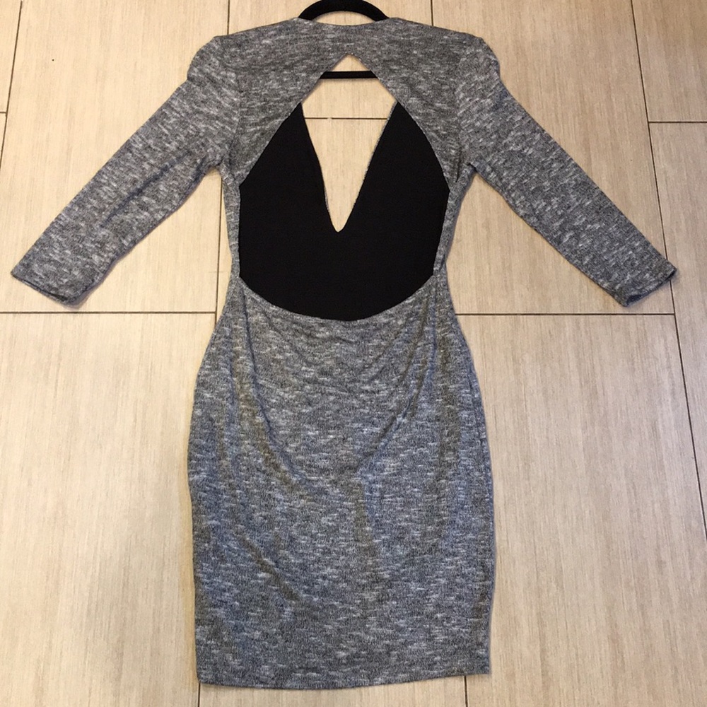 Sassy Gray Dress - Picture 3 of 8